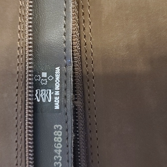 ECCO Women's Chocolate Nubuck Leather Tall Boots (Sz 6.5) - Picture 6 of 11